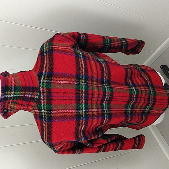 Wool Pullover Windowpane, Green, Blue, Yellow - Picture 2 of 6